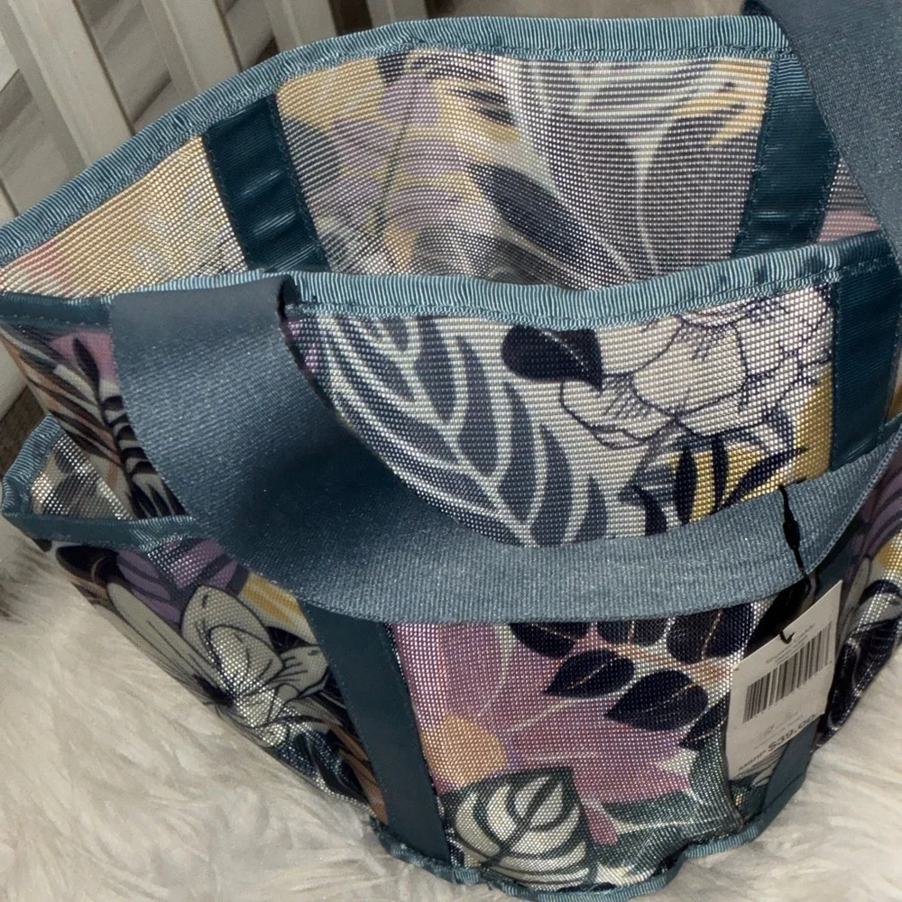 NWT Vera Bradley Hanging Caddy for Dorms, Home, Beach etc Palm Floral.